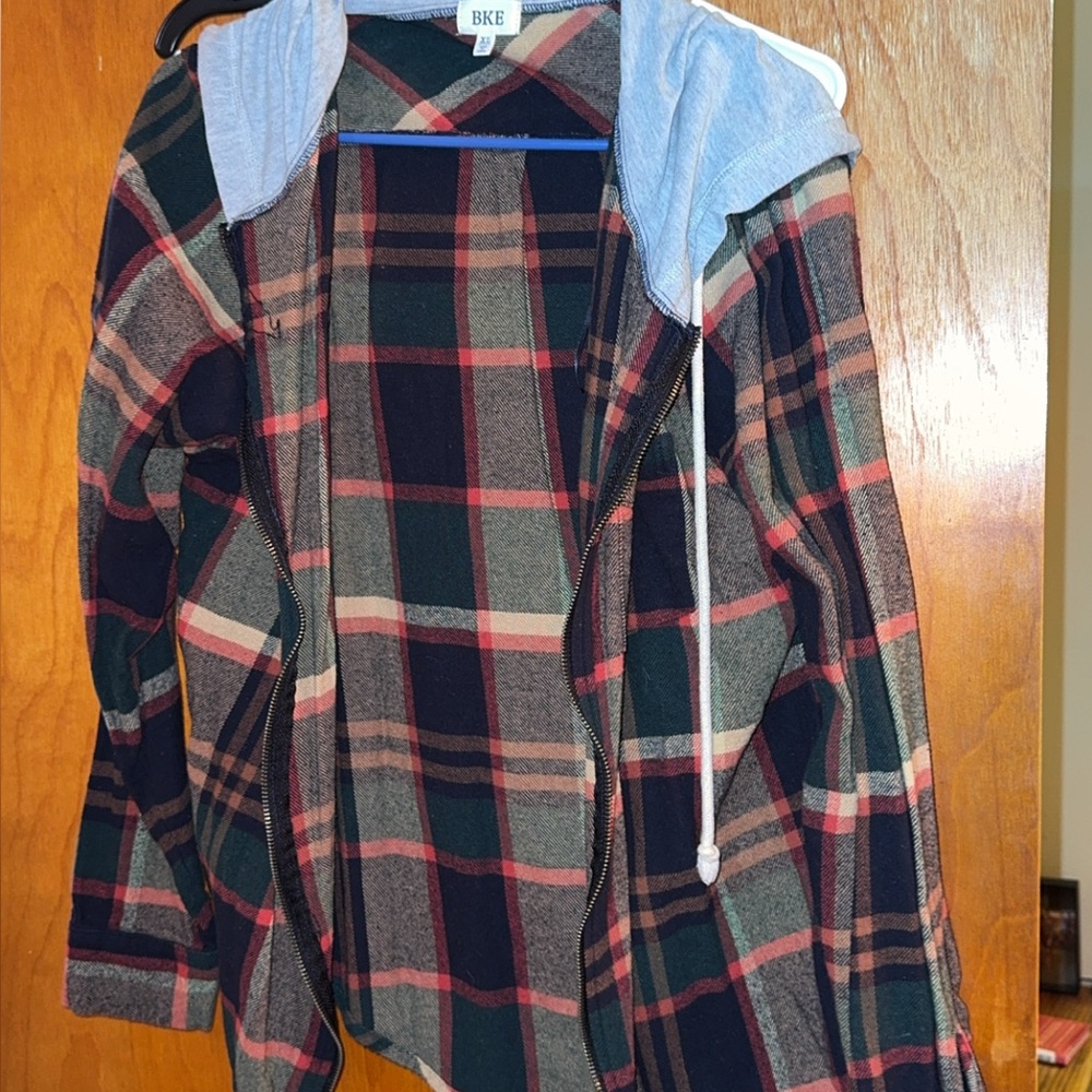 BKE Plaid Jacket - Multicolor